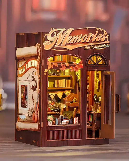 Memories Music Bookshop Miniature House
