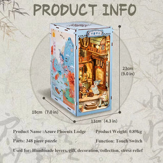 Azure Phoenix Lodge Book Nook