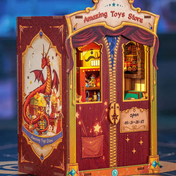 NOOK and STORY Book Nook Amazing toys store Miniature House
