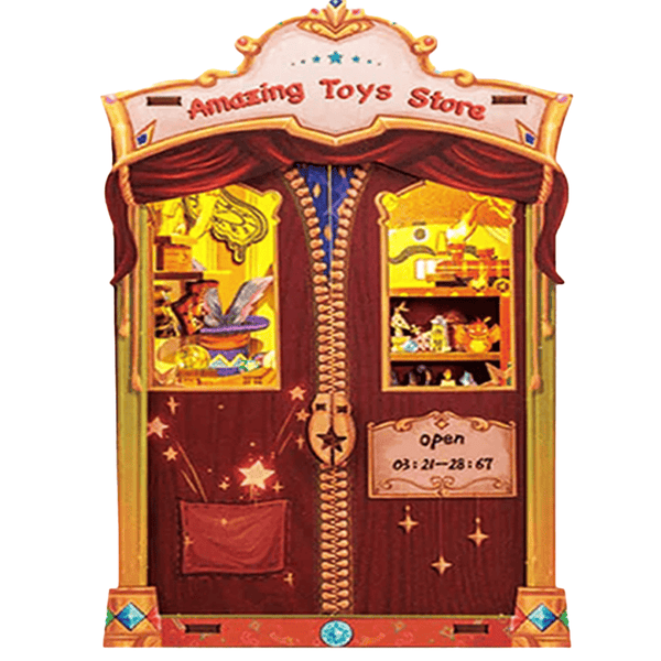 NOOK and STORY Book Nook Amazing toys store Miniature House