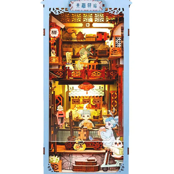 NOOK and STORY Book Nook Azure Phoenix Lodge Book Nook