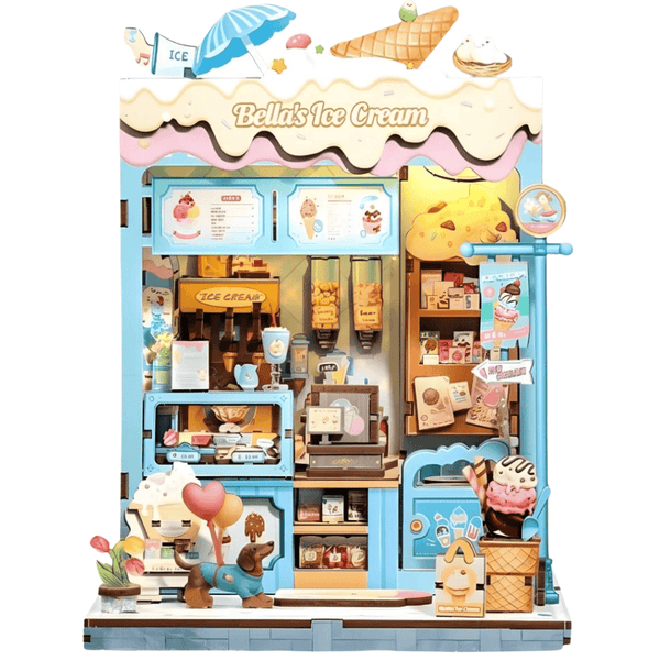 NOOK and STORY Book Nook Bella’s Ice Cream Miniature House