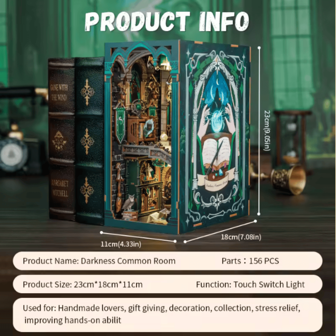 NOOK and STORY Book Nook Darkness Common Room Book Nook