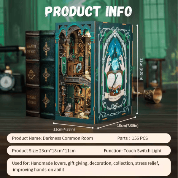 NOOK and STORY Book Nook Darkness Common Room Book Nook