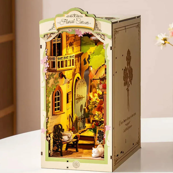 NOOK and STORY Book Nook Floral Corner Book Nook