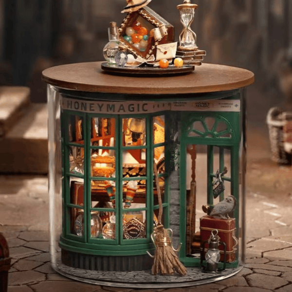 NOOK and STORY Book Nook Honey Magic Shop Miniature House