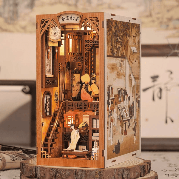 NOOK and STORY Book Nook Ink Rhyme Bookstore Book Nook