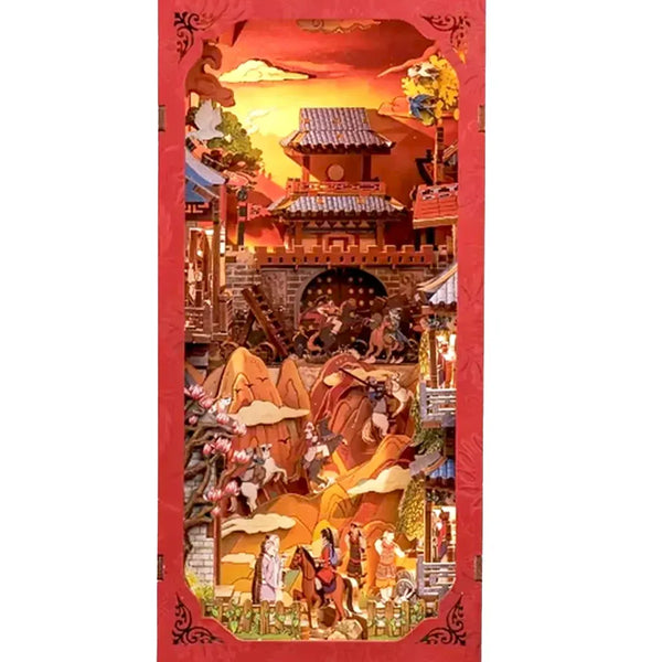 NOOK and STORY Book Nook Legend of Mulan Book Nook