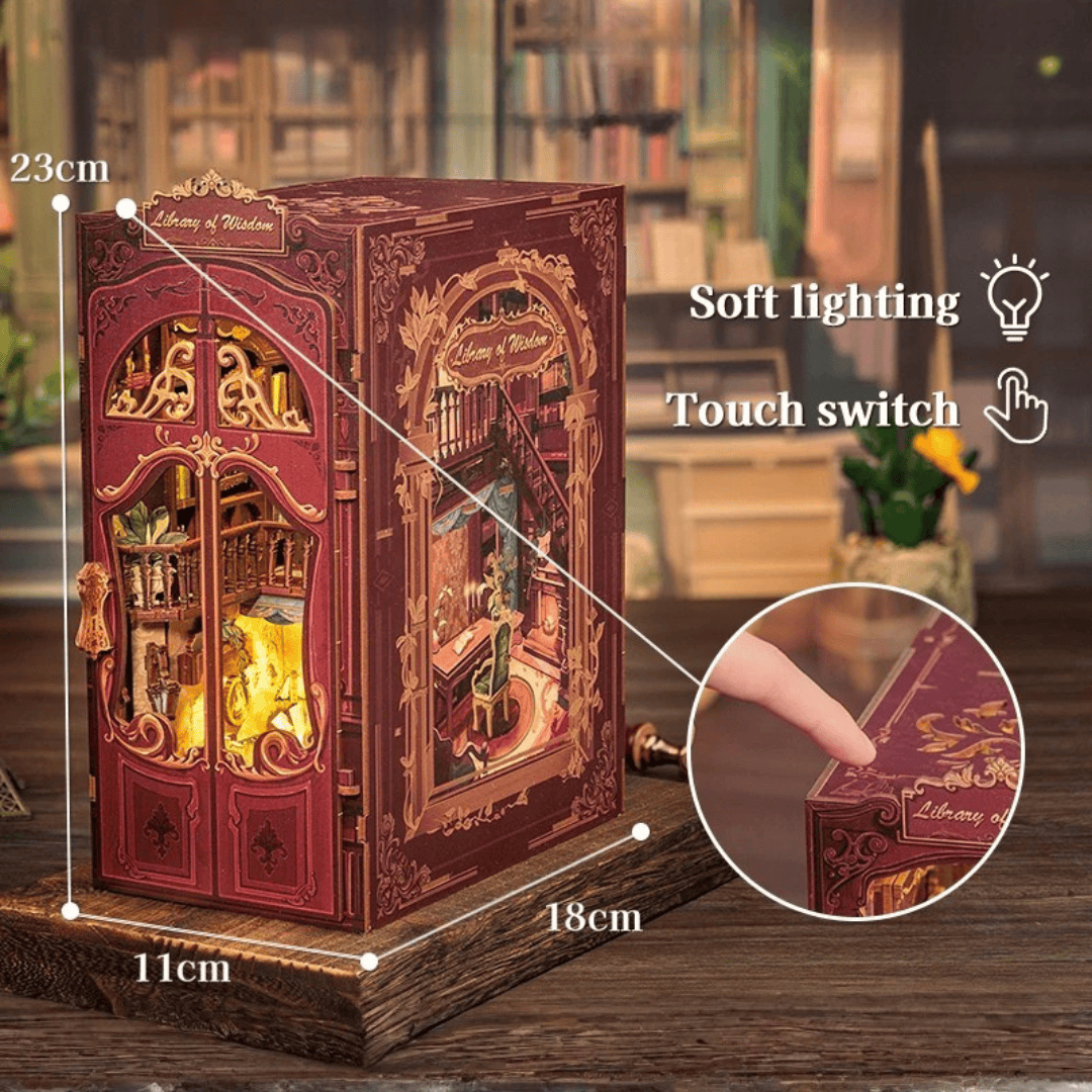 NOOK and STORY Book Nook Library of Wisdom Book Nook