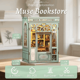 NOOK and STORY Book Nook Muse Bookstore Miniature House
