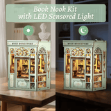 NOOK and STORY Book Nook Muse Bookstore Miniature House