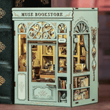NOOK and STORY Book Nook Muse Bookstore Miniature House