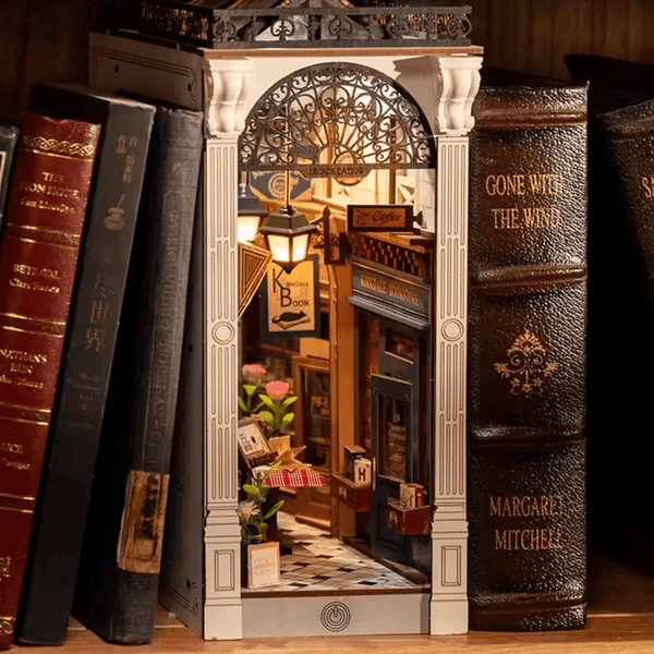 NOOK and STORY Book Nook Parisian Arcade Dating Book Nook