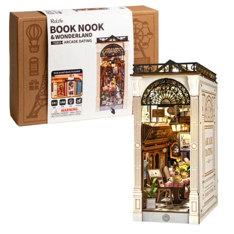 NOOK and STORY Book Nook Parisian Arcade Dating Book Nook