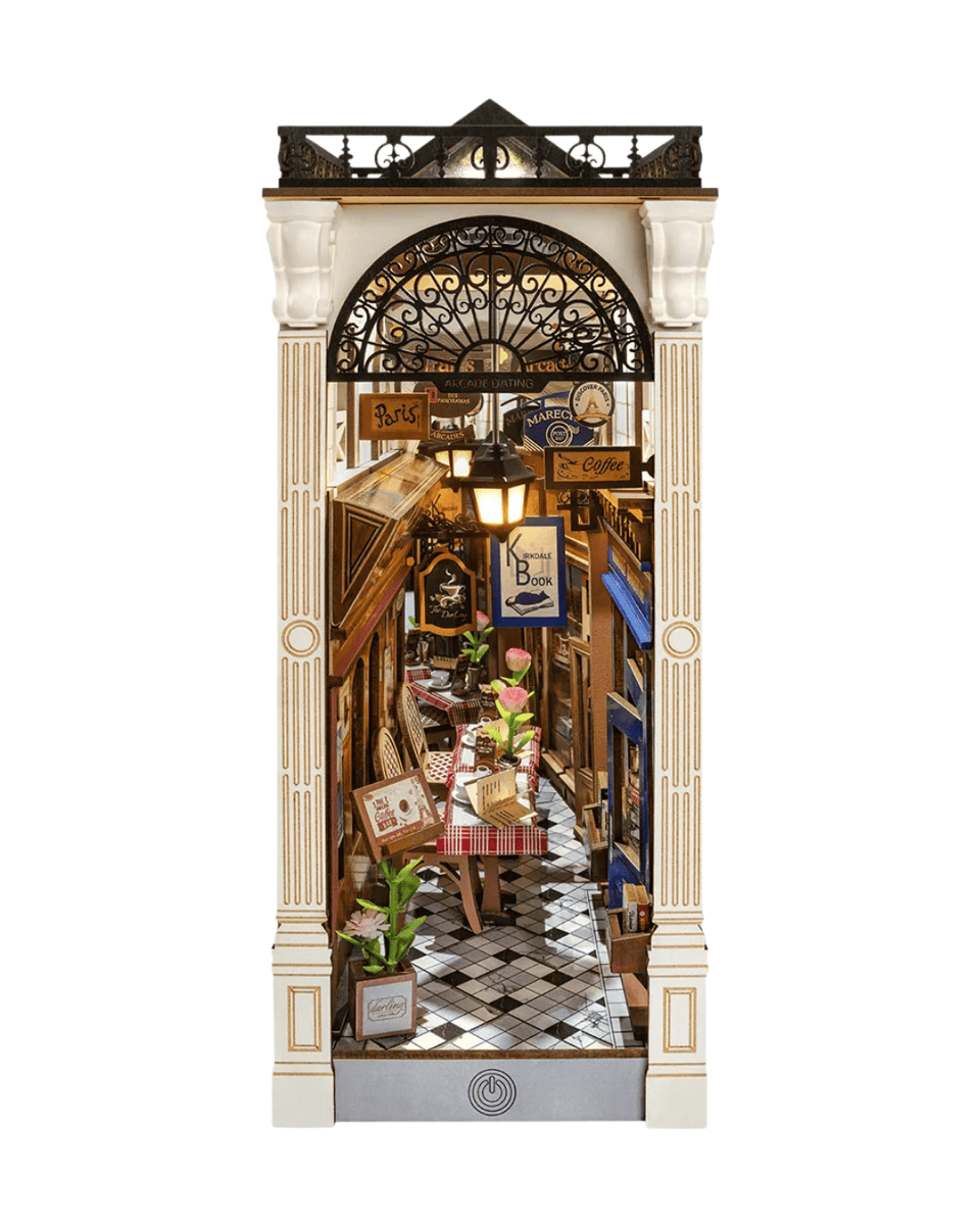 NOOK and STORY Book Nook Parisian Arcade Dating Book Nook