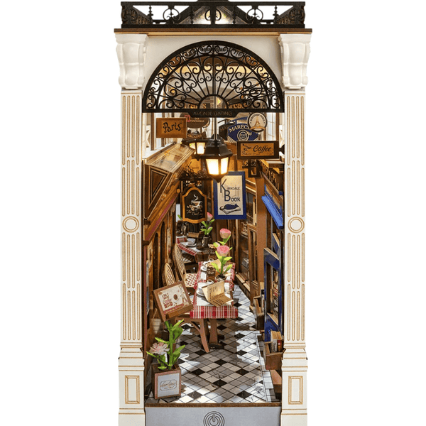 NOOK and STORY Book Nook Parisian Arcade Dating Book Nook