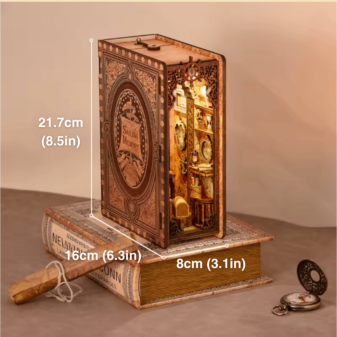 NOOK and STORY Book Nook Sailing Memory Book Nook Kit