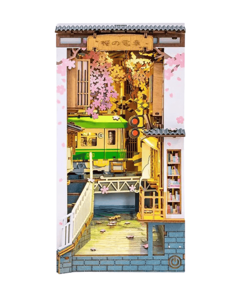 NOOK and STORY Book Nook Sakura Densya DIY Book Nook Kit