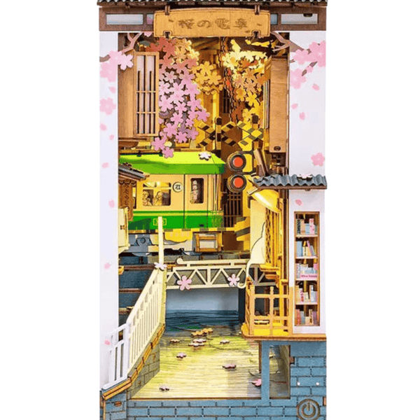 NOOK and STORY Book Nook Sakura Densya DIY Book Nook Kit