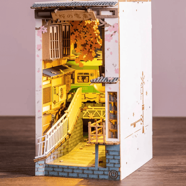NOOK and STORY Book Nook Sakura Densya DIY Book Nook Kit