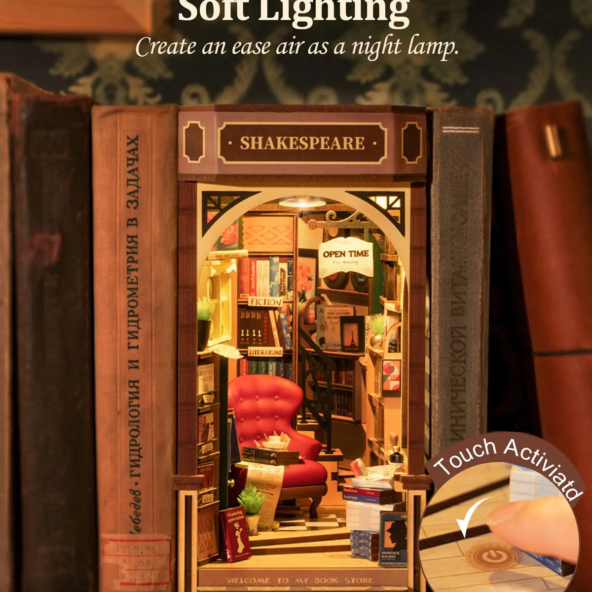 NOOK and STORY Book Nook Shakespeare Bookstore Book Nook