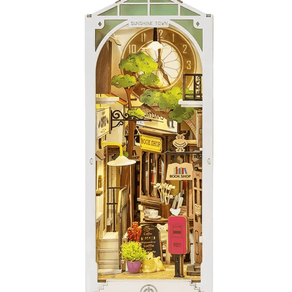 NOOK and STORY Book Nook Sunshine Town DIY Wooden Book Nook