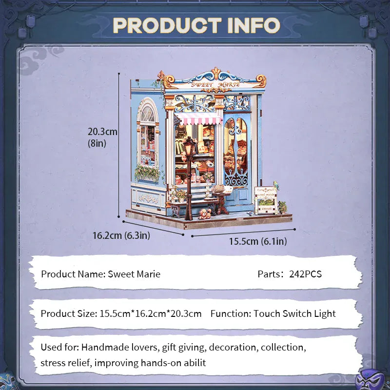 NOOK and STORY Book Nook Sweet Marie Book Nook