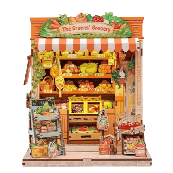 NOOK and STORY Book Nook The Greens’ Grocery Miniature House