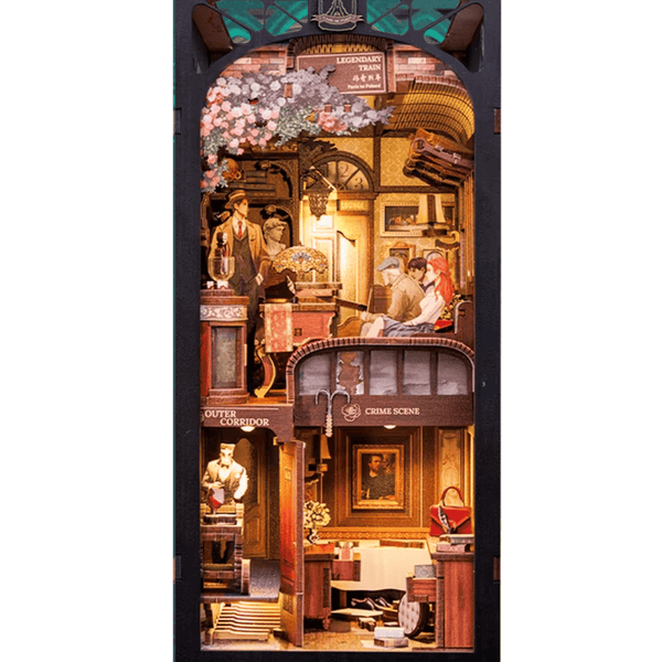 NOOK and STORY Book Nook Train Mystery Book Nook