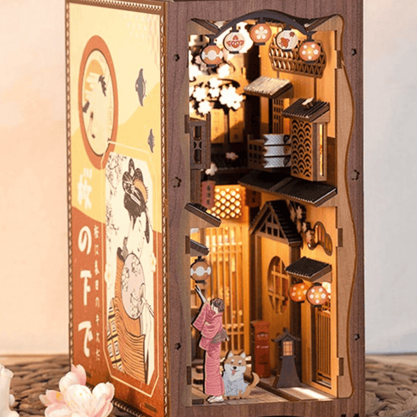 NOOK and STORY Book Nook Under the Sakura Book Nook