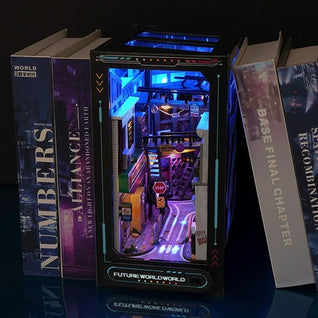 Cyberpunk Future World Book Nook