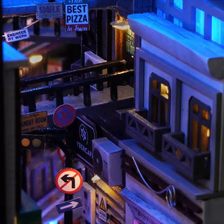 Cyberpunk Future World Book Nook