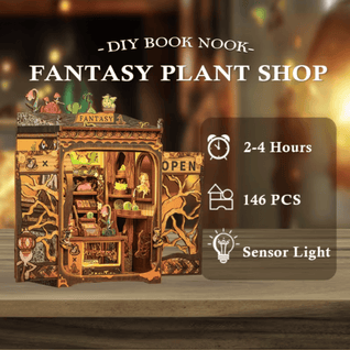 Fantasy Plant Shop Book Nook