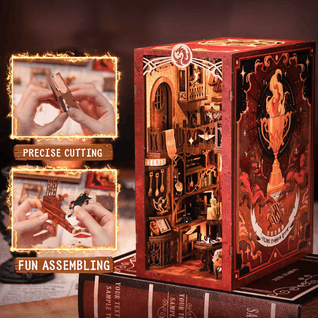 Flame Common Room Book Nook