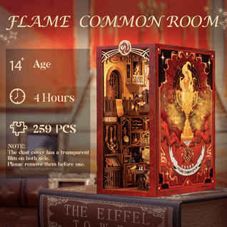 Flame Common Room Book Nook