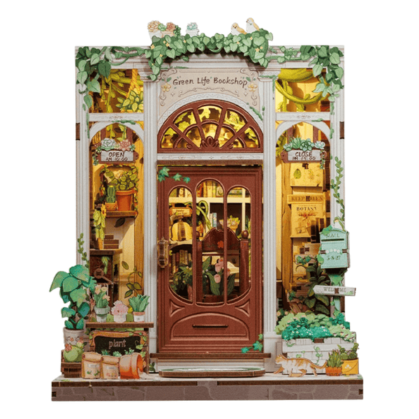 NOOK and STORY Green Life Bookshop Book Nook