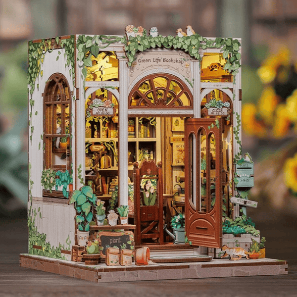 NOOK and STORY Green Life Bookshop Book Nook