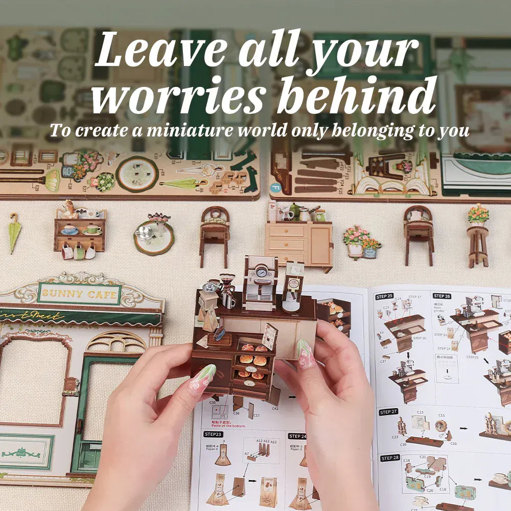 NOOK and STORY Sunny Cafe Book Nook