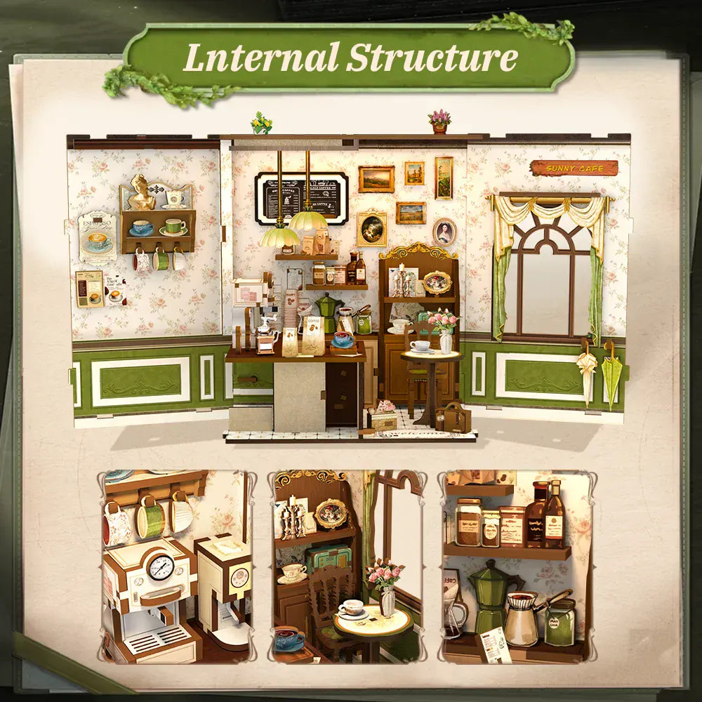 NOOK and STORY Sunny Cafe Book Nook