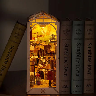 Sunshine Town DIY Wooden Book Nook