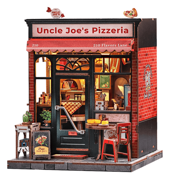 NOOK and STORY Uncle Joe's Pizzeria Miniature House
